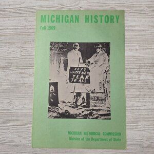 Michigan History Fall 1969 Book Historical Commission Department of State Green